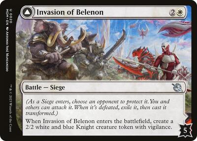 Invasion of Belenon card from March of the Machine