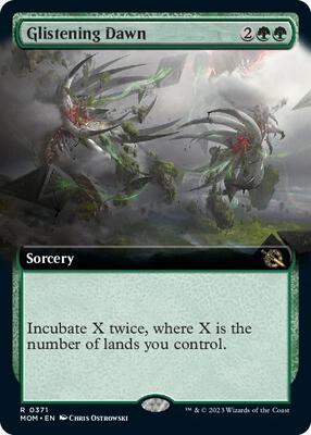 Glistening Dawn (Extended Art) card from March of the Machine