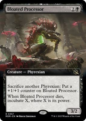 Bloated Processor (Extended Art) card from March of the Machine