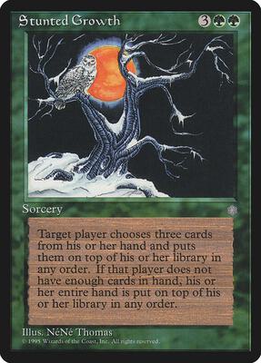 Stunted Growth card from Ice Age