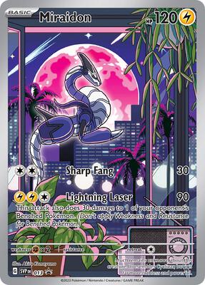 Miraidon - 013 card from SV: Scarlet & Violet Promo Cards