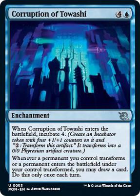 Corruption of Towashi card from March of the Machine