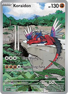Koraidon - 014 (Pokemon Center Exclusive) card from SV: Scarlet & Violet Promo Cards