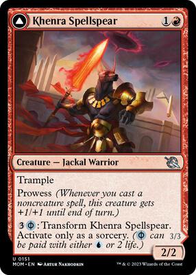 Khenra Spellspear card from March of the Machine