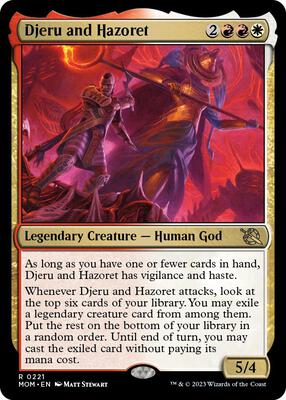 Djeru and Hazoret card from March of the Machine