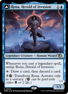 Rona, Herald of Invasion card from March of the Machine