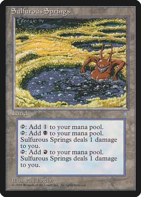 Sulfurous Springs card from Ice Age