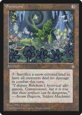 Sunstone card from Ice Age