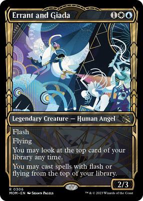 Errant and Giada (Showcase) card from March of the Machine