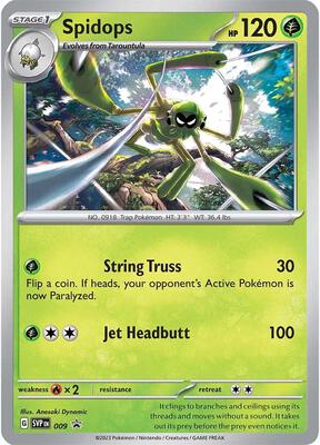 Spidops - 009 card from SV: Scarlet & Violet Promo Cards