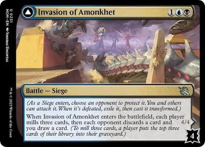 Invasion of Amonkhet card from March of the Machine