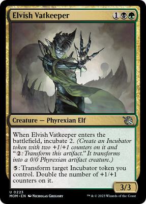 Elvish Vatkeeper card from March of the Machine