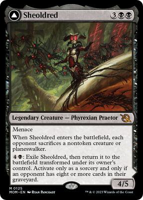 Sheoldred card from March of the Machine