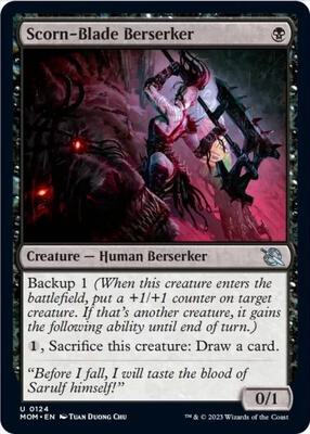 Scorn-Blade Berserker card from March of the Machine