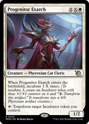 Progenitor Exarch card from March of the Machine