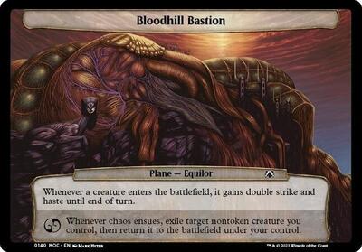 Bloodhill Bastion card from Planechase: March of the Machine