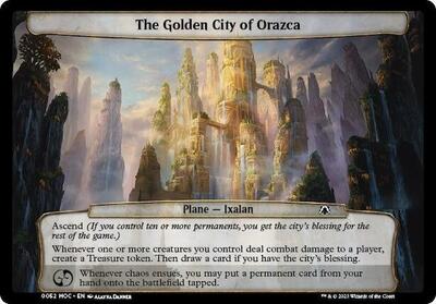 The Golden City of Orazca card from Planechase: March of the Machine