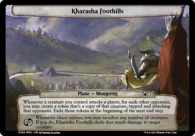 Kharasha Foothills card from Planechase: March of the Machine