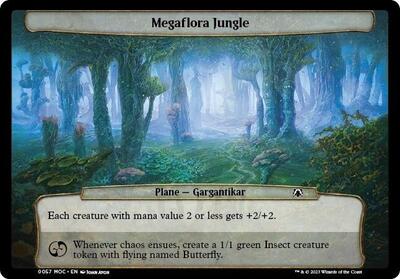 Megaflora Jungle card from Planechase: March of the Machine