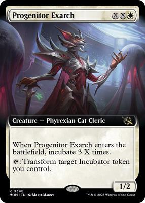 Progenitor Exarch (Extended Art) card from March of the Machine
