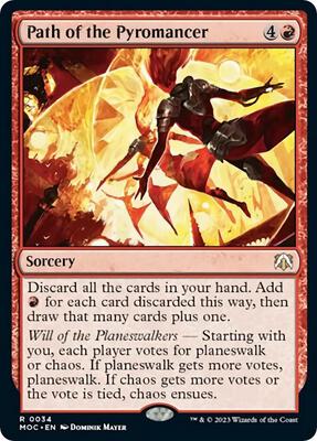 Path of the Pyromancer card from Commander: March of the Machine