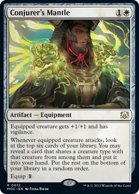 Conjurer's Mantle card from Commander: March of the Machine