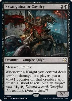 Exsanguinator Cavalry card from Commander: March of the Machine