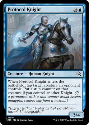 Protocol Knight card from March of the Machine