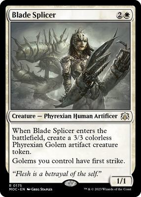 Blade Splicer card from Commander: March of the Machine