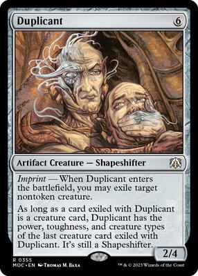 Duplicant card from Commander: March of the Machine