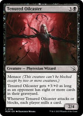 Tenured Oilcaster card from March of the Machine