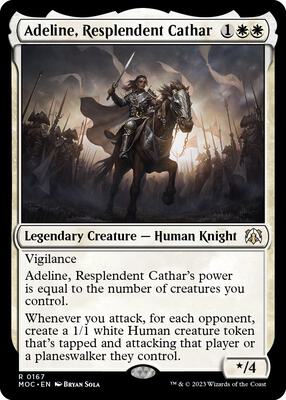 Adeline, Resplendent Cathar card from Commander: March of the Machine