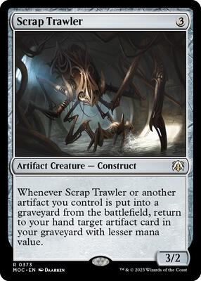Scrap Trawler card from Commander: March of the Machine