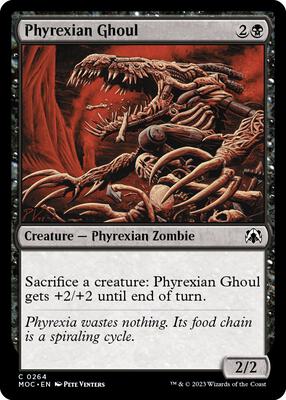Phyrexian Ghoul card from Commander: March of the Machine
