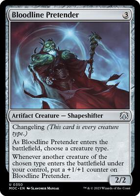 Bloodline Pretender card from Commander: March of the Machine
