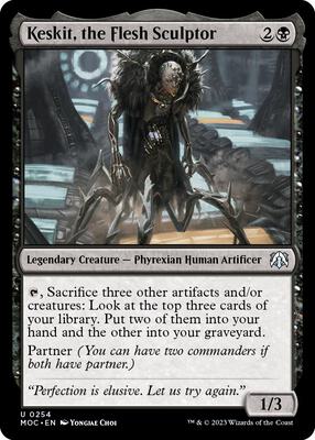 Keskit, the Flesh Sculptor card from Commander: March of the Machine