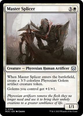 Master Splicer card from Commander: March of the Machine