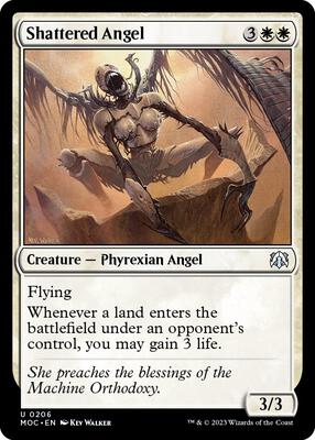 Shattered Angel card from Commander: March of the Machine