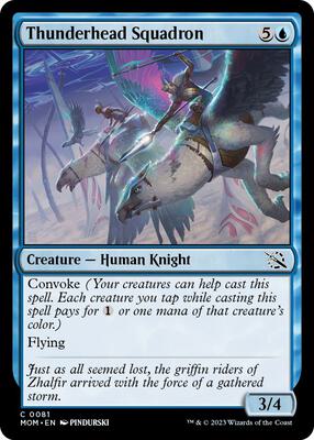 Thunderhead Squadron card from March of the Machine