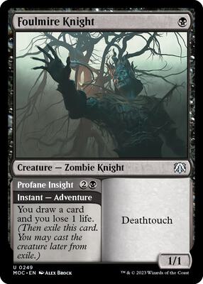 Foulmire Knight card from Commander: March of the Machine