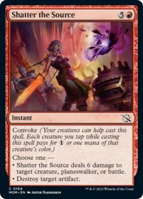 Shatter the Source card from March of the Machine