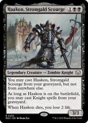Haakon, Stromgald Scourge card from Commander: March of the Machine
