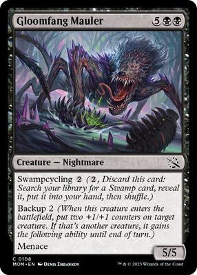 Gloomfang Mauler card from March of the Machine