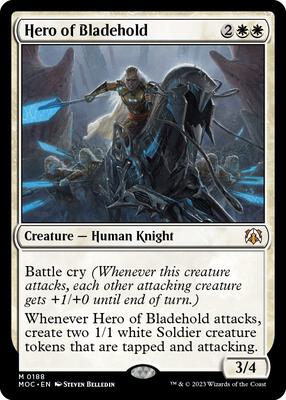Hero of Bladehold card from Commander: March of the Machine