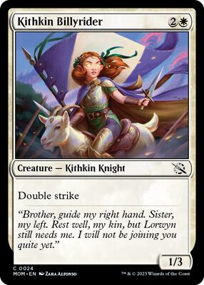 Kithkin Billyrider card from March of the Machine