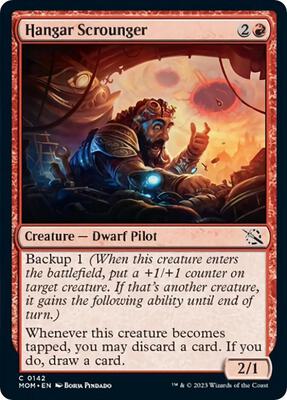 Hangar Scrounger card from March of the Machine