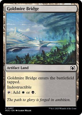 Goldmire Bridge card from Commander: March of the Machine