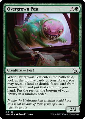 Overgrown Pest card from March of the Machine
