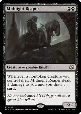 Midnight Reaper card from Commander: March of the Machine