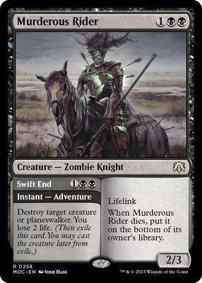 Murderous Rider card from Commander: March of the Machine